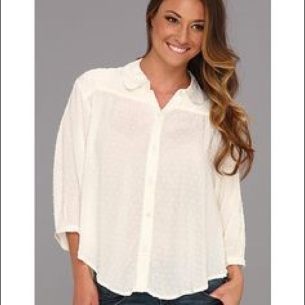 Free People Sparrow Bell Sleeve Top
